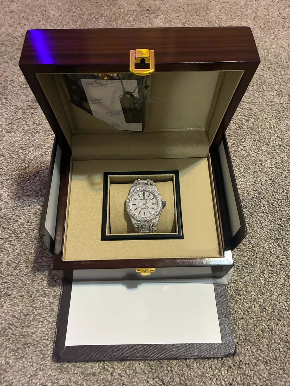 Moissanite AP watch
